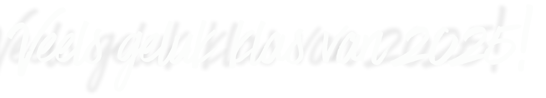 Veels geluk klas van 2025!