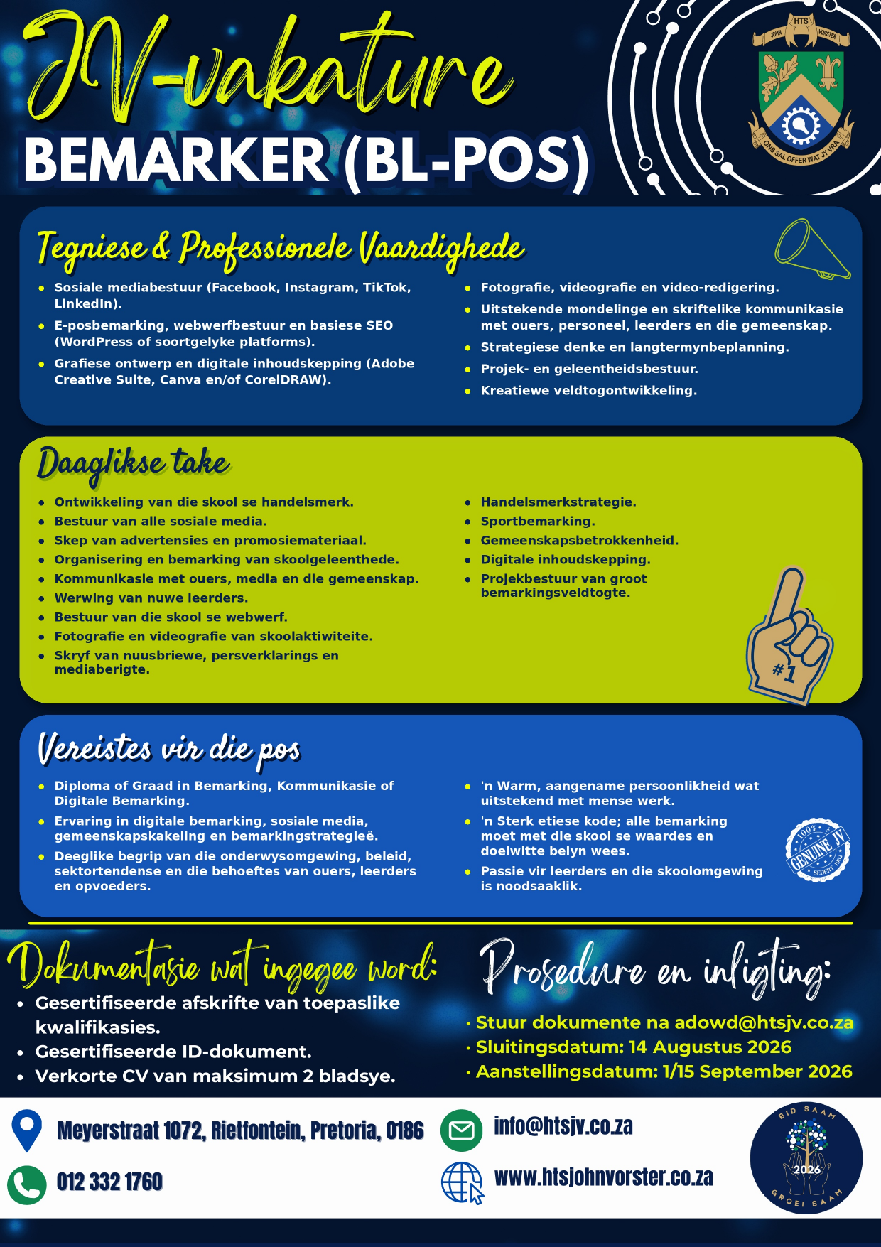 Bemarker (BL-pos)
